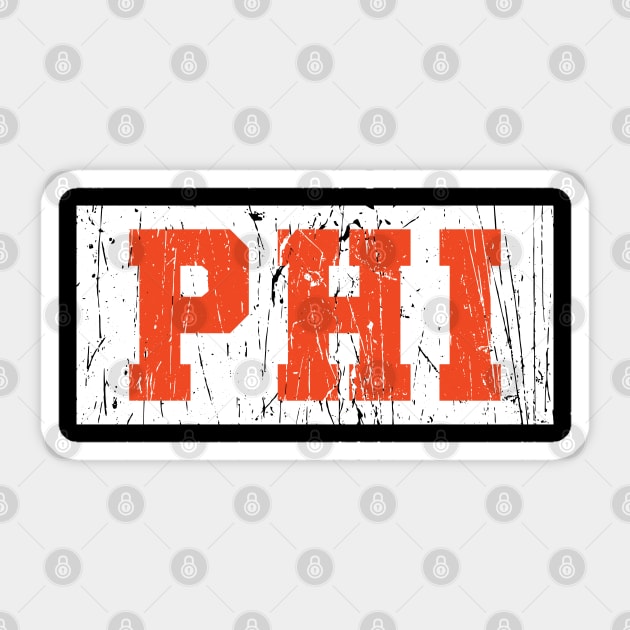 PHI / Flyers Sticker by Nagorniak